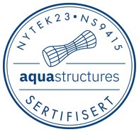 Aquastructures sertifisert NYTEK23 og NS9415