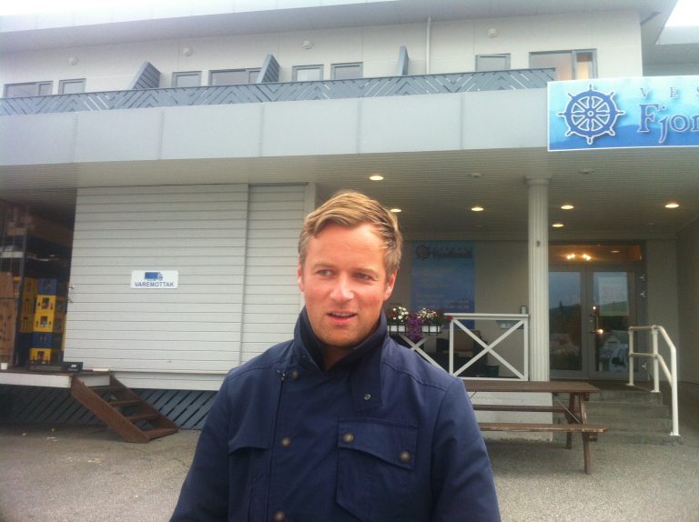 Tar laksen på land