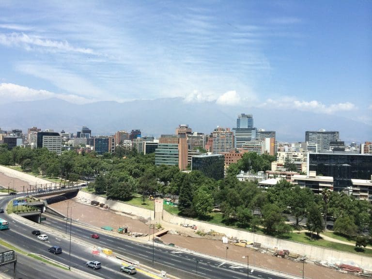 På plass i Santiago