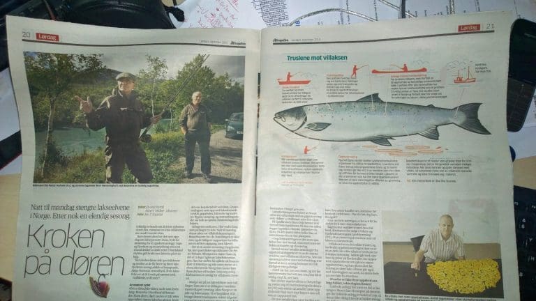 Faksimile av Aftenposten lørdag 6. september 2014