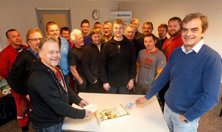 Feiret ny kontrakt med bløtkake