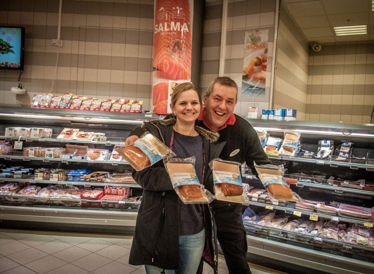 Tilbyr Saltenlaks i butikkene