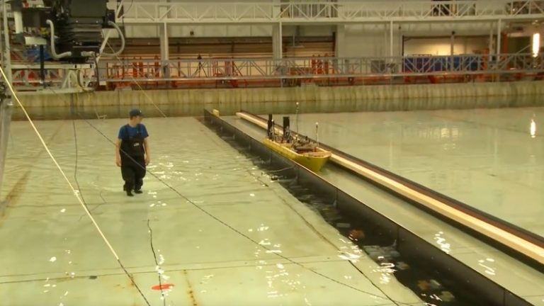 Her tester Marintek Stad skipstunnel i møkkavær