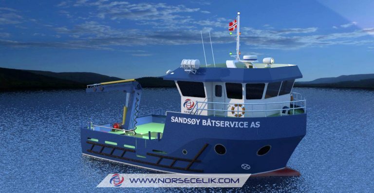 Sandsøy Båtservice bestiller ny arbeidsbåt i Tyrkia