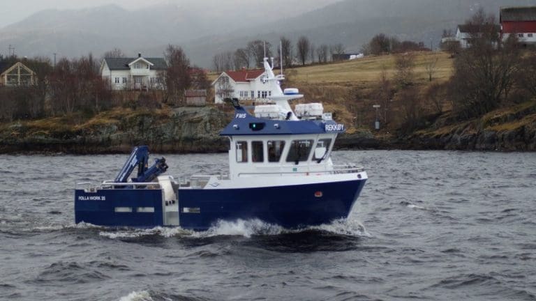 Folla Maritime Service leverer ny arbeidsbåt til Bjørøya