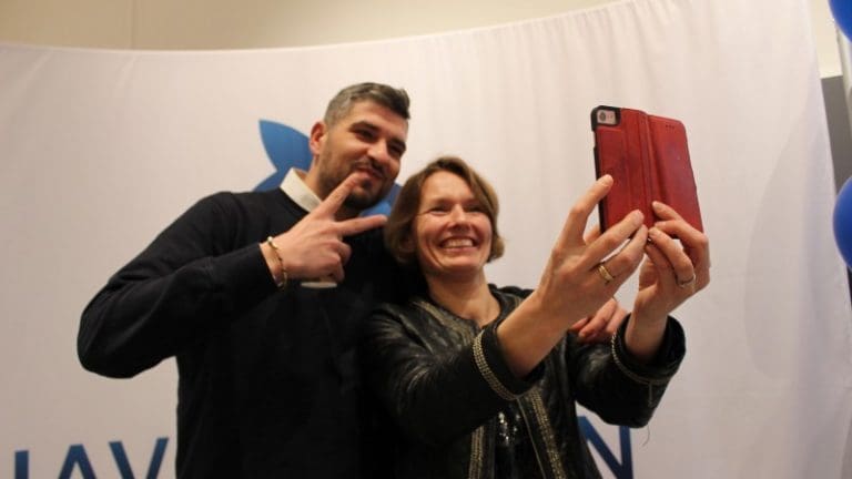 Her får hun sin selfie med Leo: – Jeg må innrømme at jeg har en tendens til å bli litt «star struck»