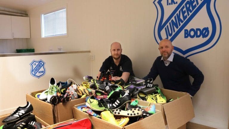 Salten Aqua og Junkeren gir fotballhjelp til Ukraina