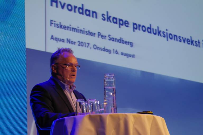 Mager laksefangst for Sandberg