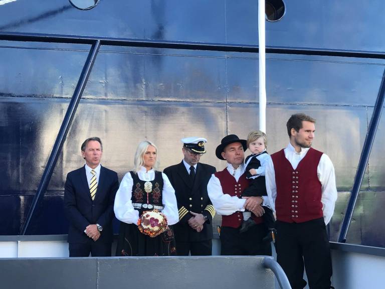 Dåpsfest for Sølvtrans’ 80 meter lange nybygg