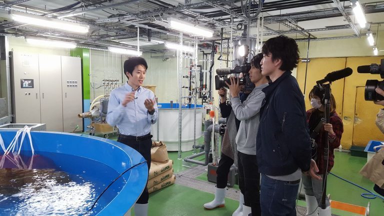 Japansk oppdretter sikter på 1.500 tonn på land