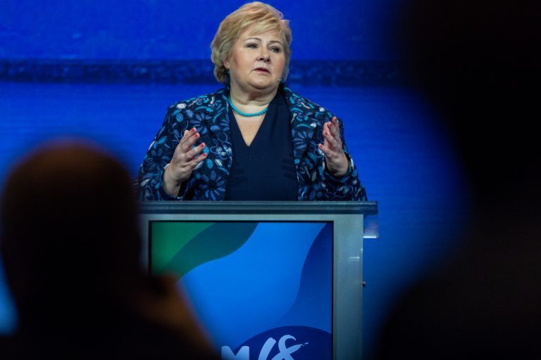 Erna Solberg: – Sandberg har min tillit