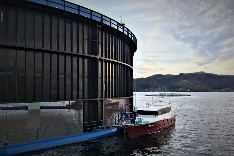 Nå er «Aquatraz» fylt med 190.000 fisk