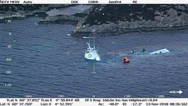 150.000 liter diesel fjernet fra KNM “Helge Ingstad”