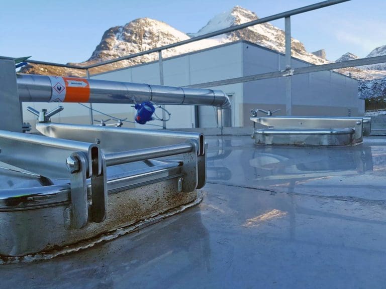 Dette anlegget i Steigen skal produsere 500.000 kWh per år med biogass fra fiskeslam