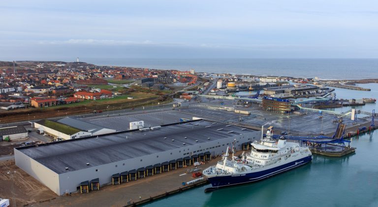 &laquo;Norwegian Gannet&raquo; har slaktet og levert 7.000 tonn laks til dansk pakkeri