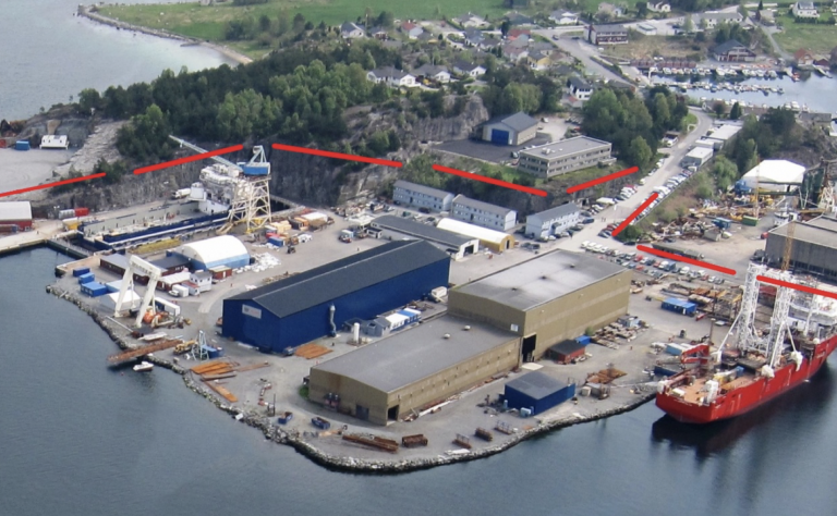 Meidell overtek dokken på Halsnøy