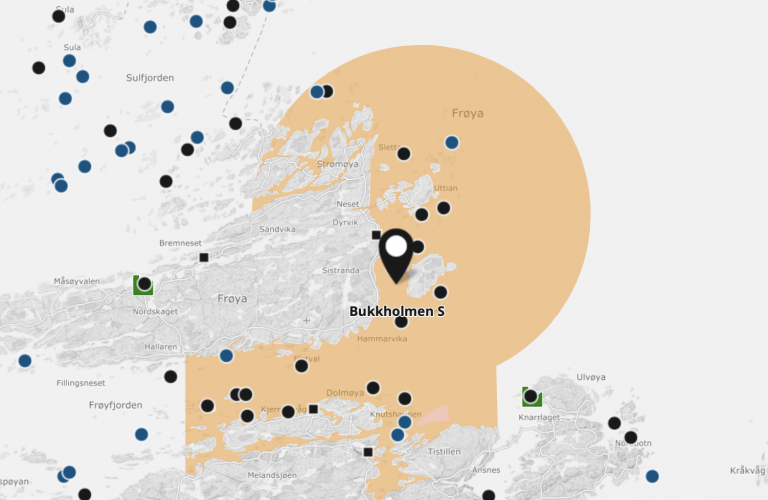 Flåte tok fyr og sank ved Måsøval-lokalitet