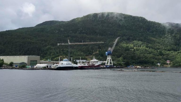Her ligger Norsk Fisketransports nye brønnbåt