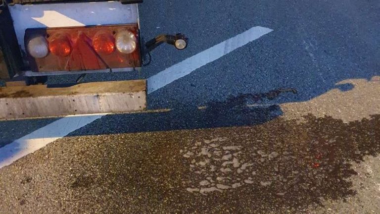 Avrenning fra fiskelast gir glatte veier: Løsningen er enkel på kort sikt, mener leder i transportfirma