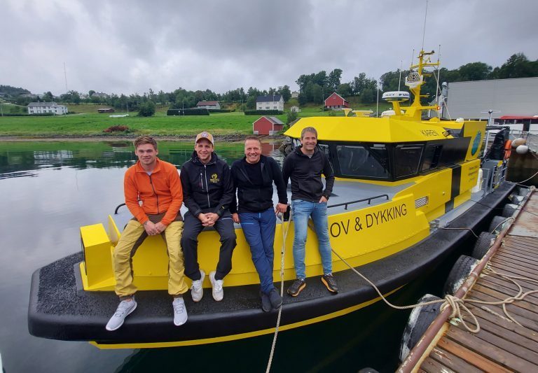 Finnsnes Dykk & Anleggservice henter nytt dykkerfartøy fra Hukkelberg Boats