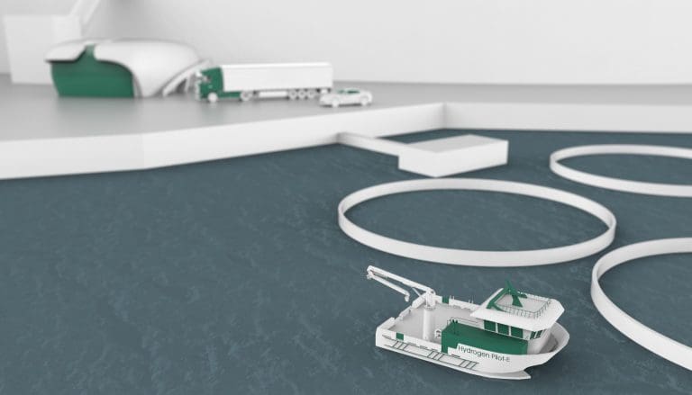 28 millioner kroner i støtte til oppdrettsnæringens første hydrogenelektriske arbeidsbåt