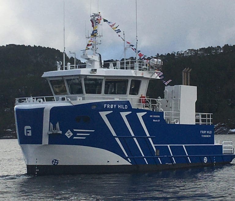 «Frøy Hild» seiler i vesterled