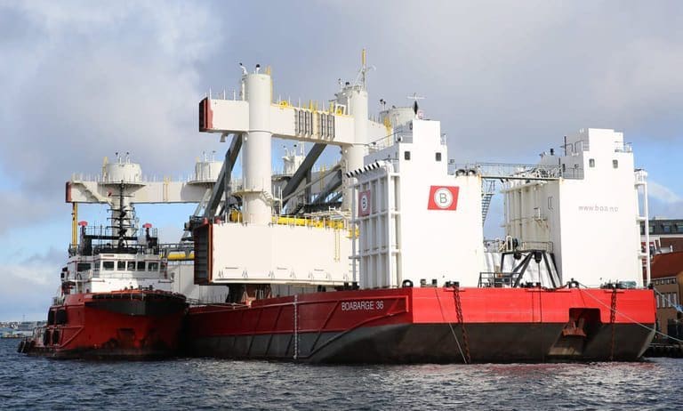 Nå har de første stålkonstruksjonene til NRS’ store offshoremerder kommet til Norge