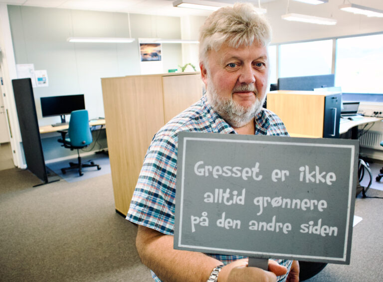 Slakterisjefen i Steigen ser ikke engang over gjerdet