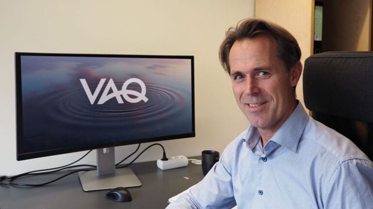 Han er nyansatt finansdirektør hos VAQ