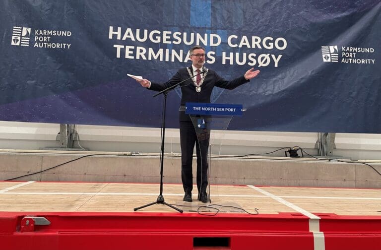 Åpnet grensekontrollstasjonen ved Haugesund Cargo Terminals