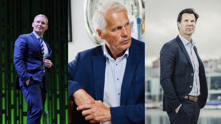 De tre store seiler gjennom mediestormene