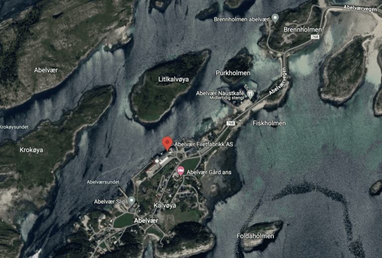Fryseriet til Abelvær Filetfabrikk i brann: – Selve filetfabrikken er uanfektet
