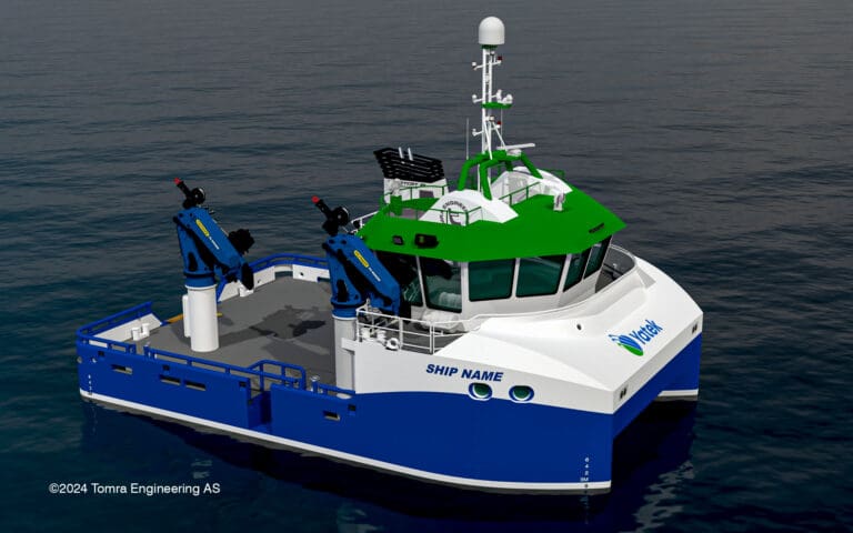 Yatek bygger hybrid servicekatamaran på spekulasjon