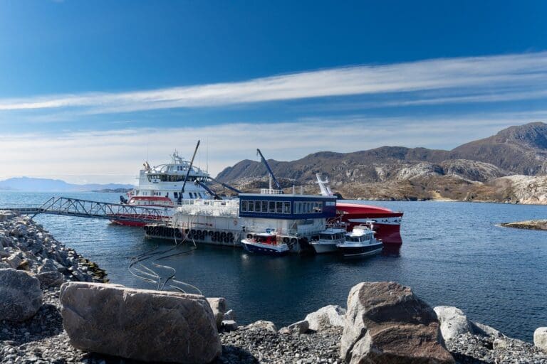 Nå har Gigante startet å slakte fisk fra anlegget på Lille Indre Rosøy