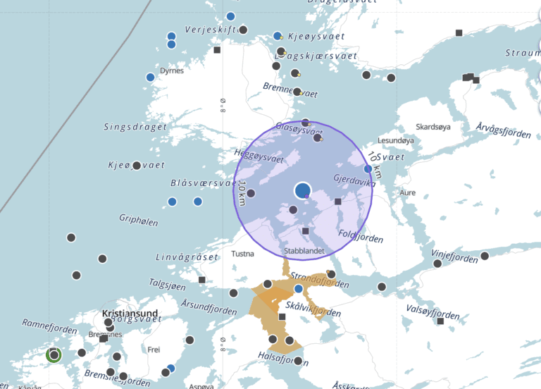 Mistanke om ILA i oppdrettsanlegg i Aure kommune i Møre og Romsdal