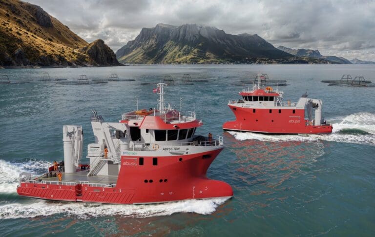 Abyss kontraherer to 29 meter lange batterihybride arbeidsbåter
