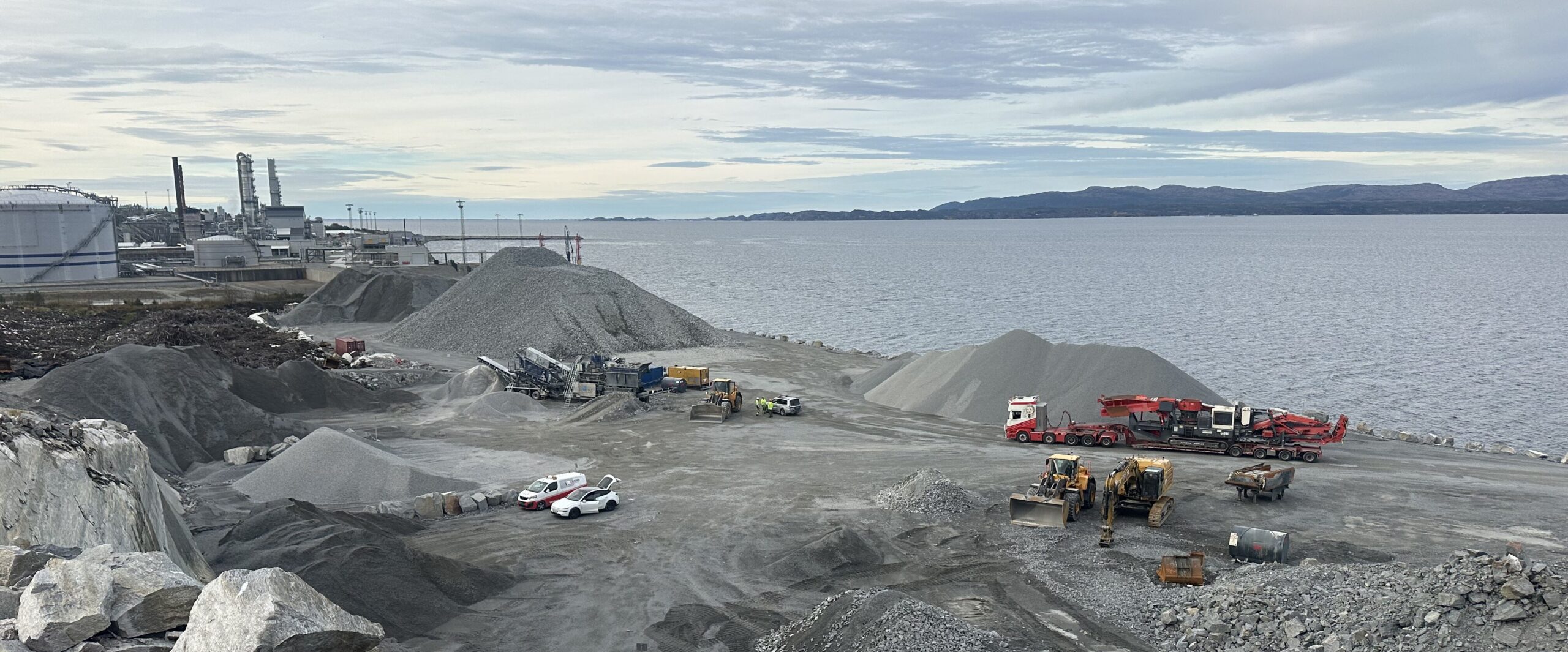 Her er Salfjords tomt på Tjeldbergodden. Foto: Salfjord