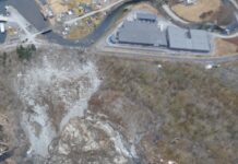 Fjellsiden raste ut rett ved Mowis smoltanlegg