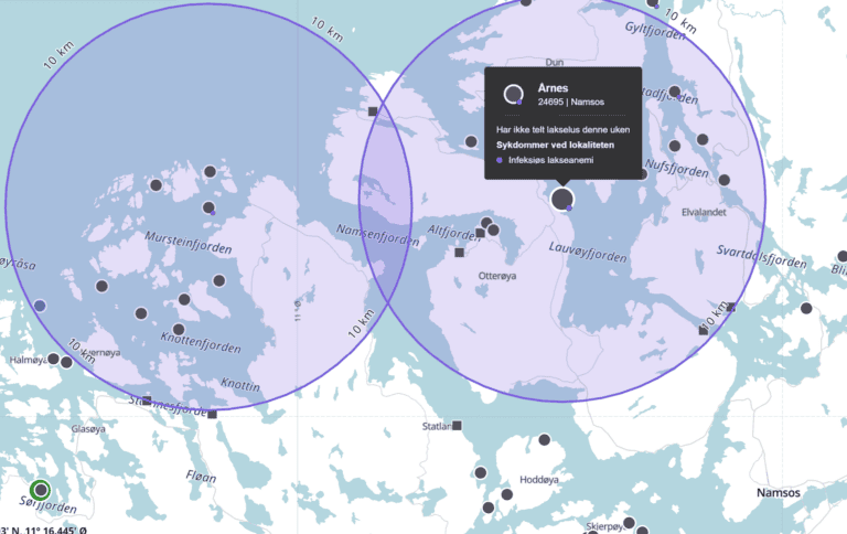 Mistanke om ILA ved SalMar‑lokalitet i Namsos